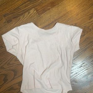 Pink brandy crop top